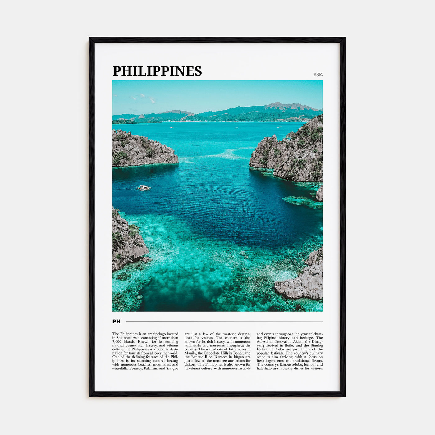 Philippines Travel Color No 2 Poster