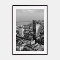 Phnom Penh Photo B&W Poster