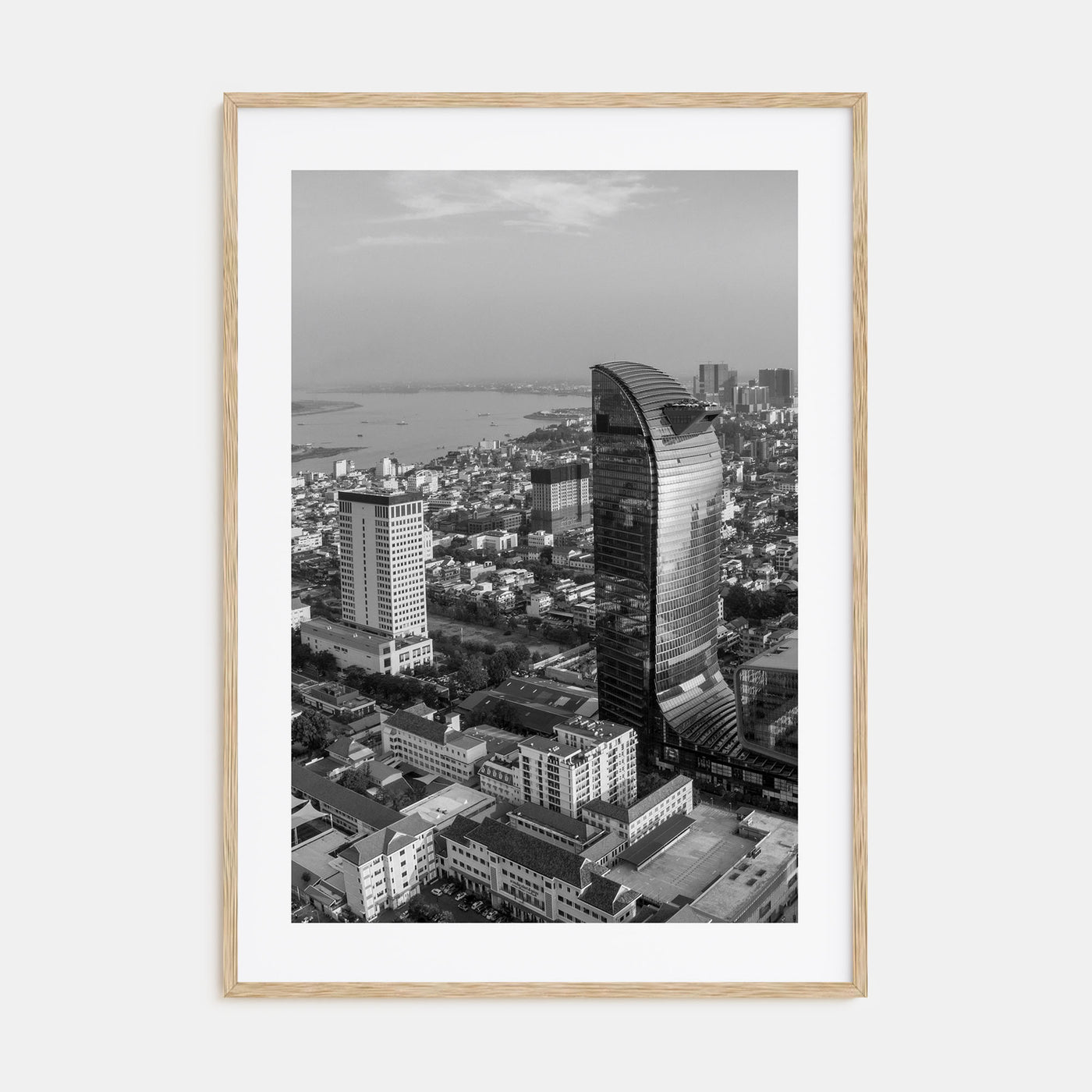 Phnom Penh Photo B&W Poster
