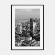 Phnom Penh Photo B&W Poster