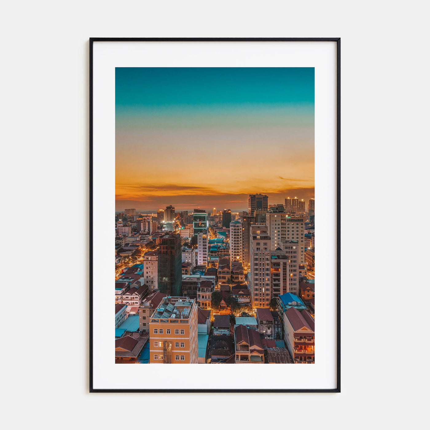 Phnom Penh Photo Color Poster