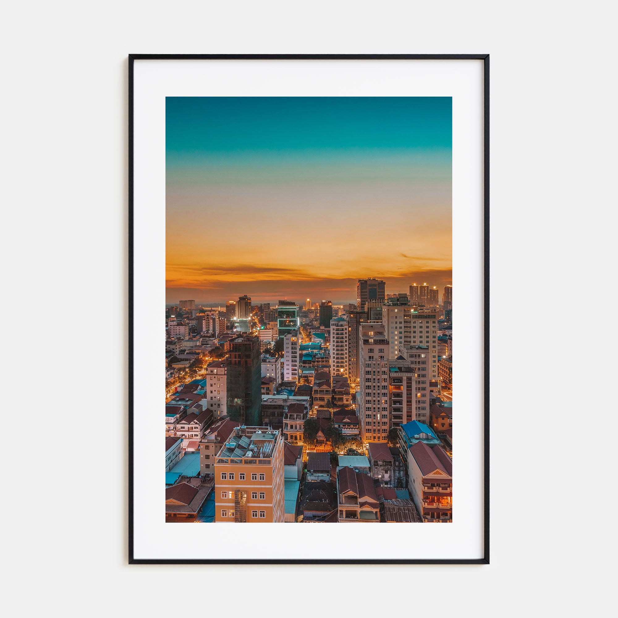 Phnom Penh Photo Color Poster