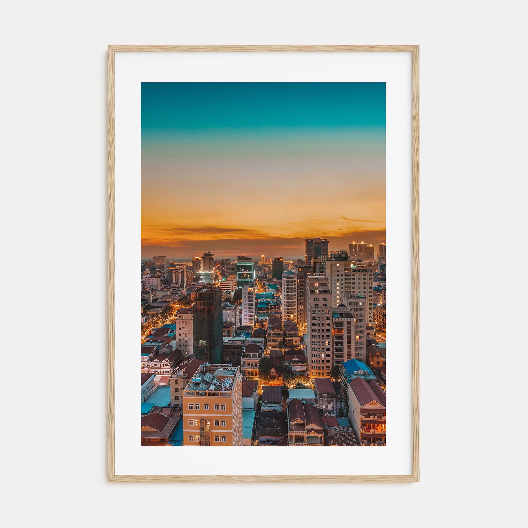 Phnom Penh Photo Color Poster