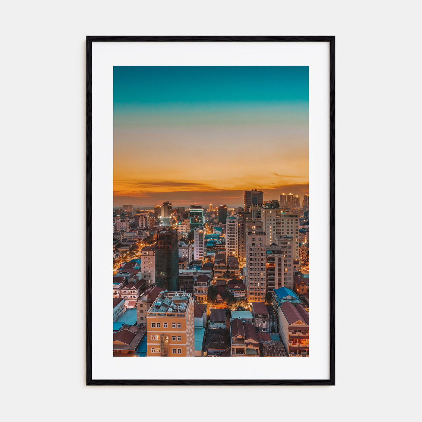 Phnom Penh Photo Color Poster