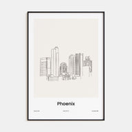 Phoenix Drawn Poster