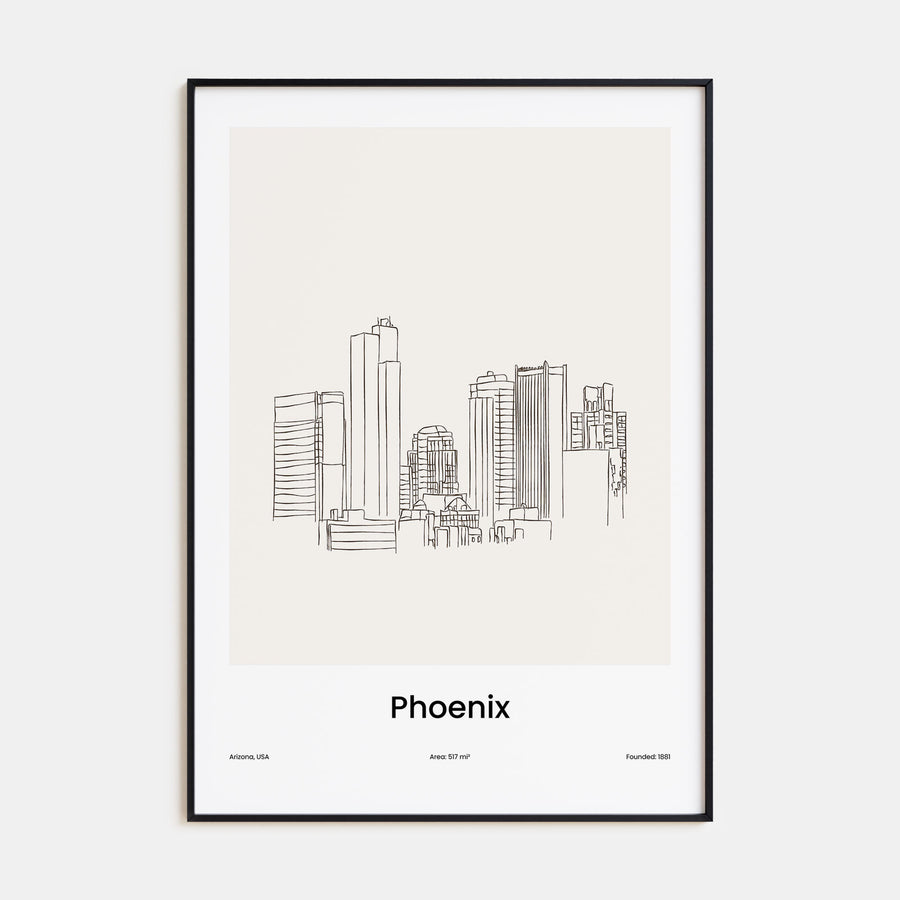 Phoenix Drawn Poster