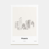 Phoenix Drawn Poster