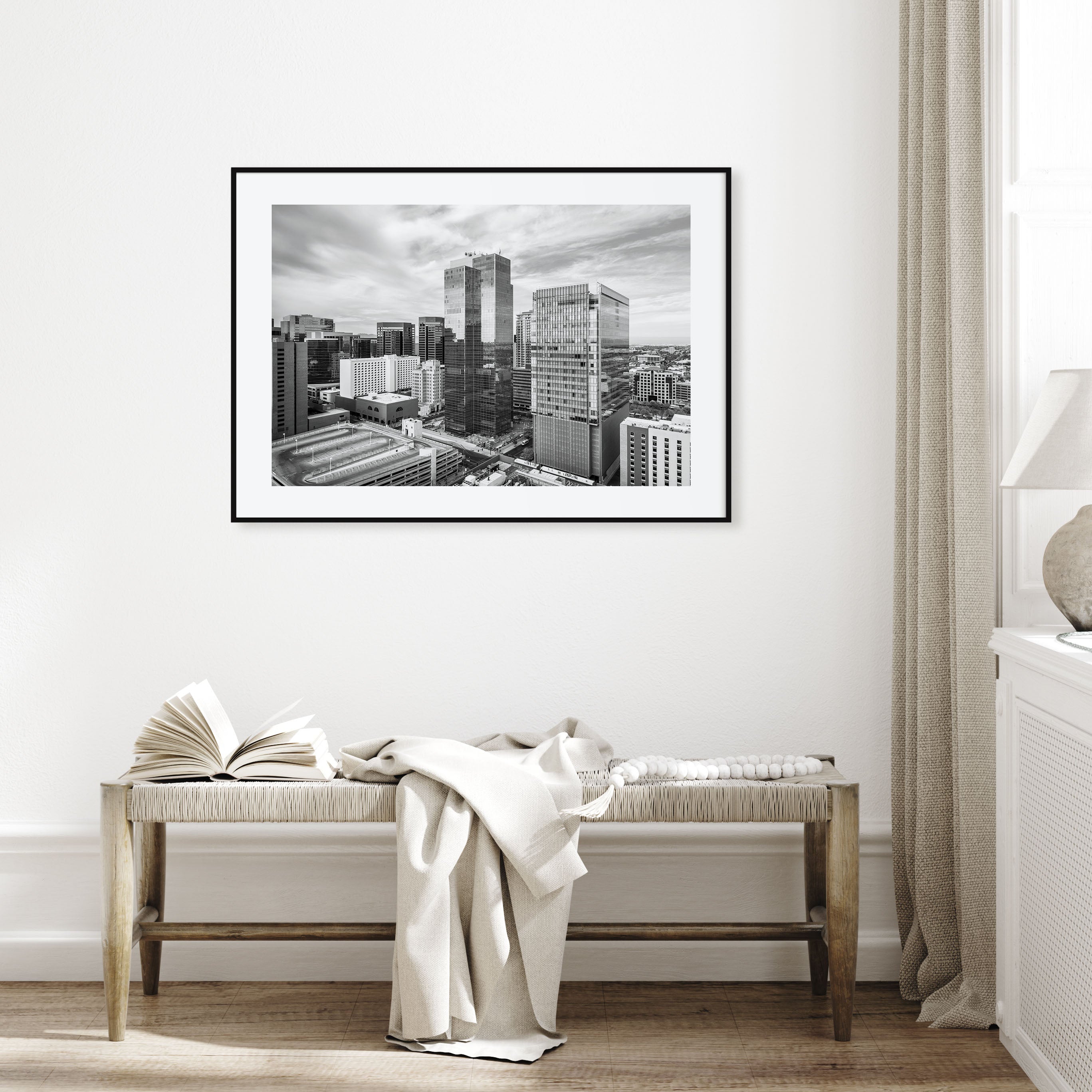 Phoenix Landscape B&W Poster