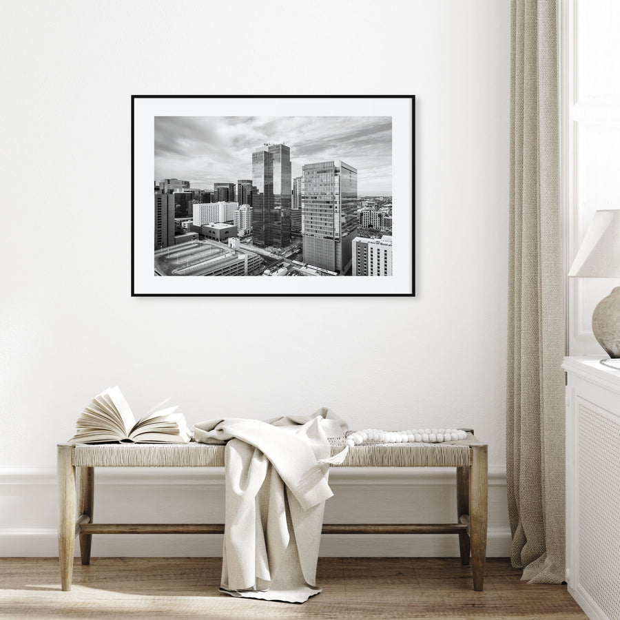 Phoenix Landscape B&W Poster