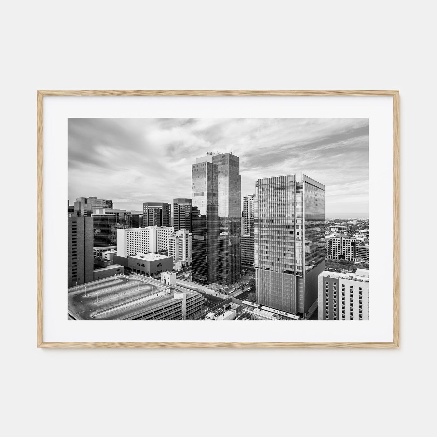 Phoenix Landscape B&W Poster