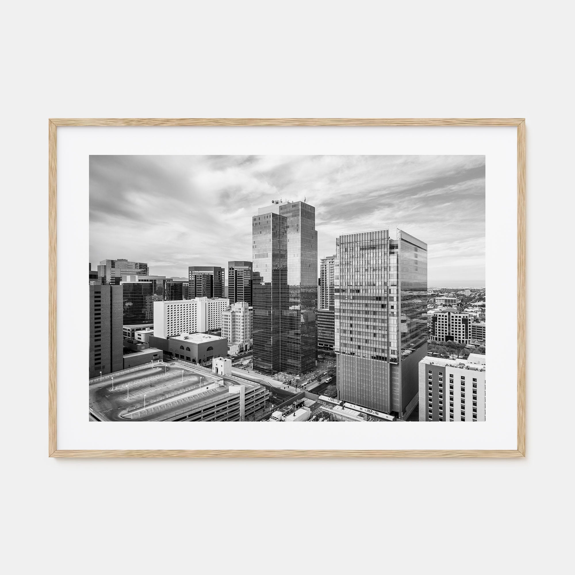 Phoenix Landscape B&W Poster