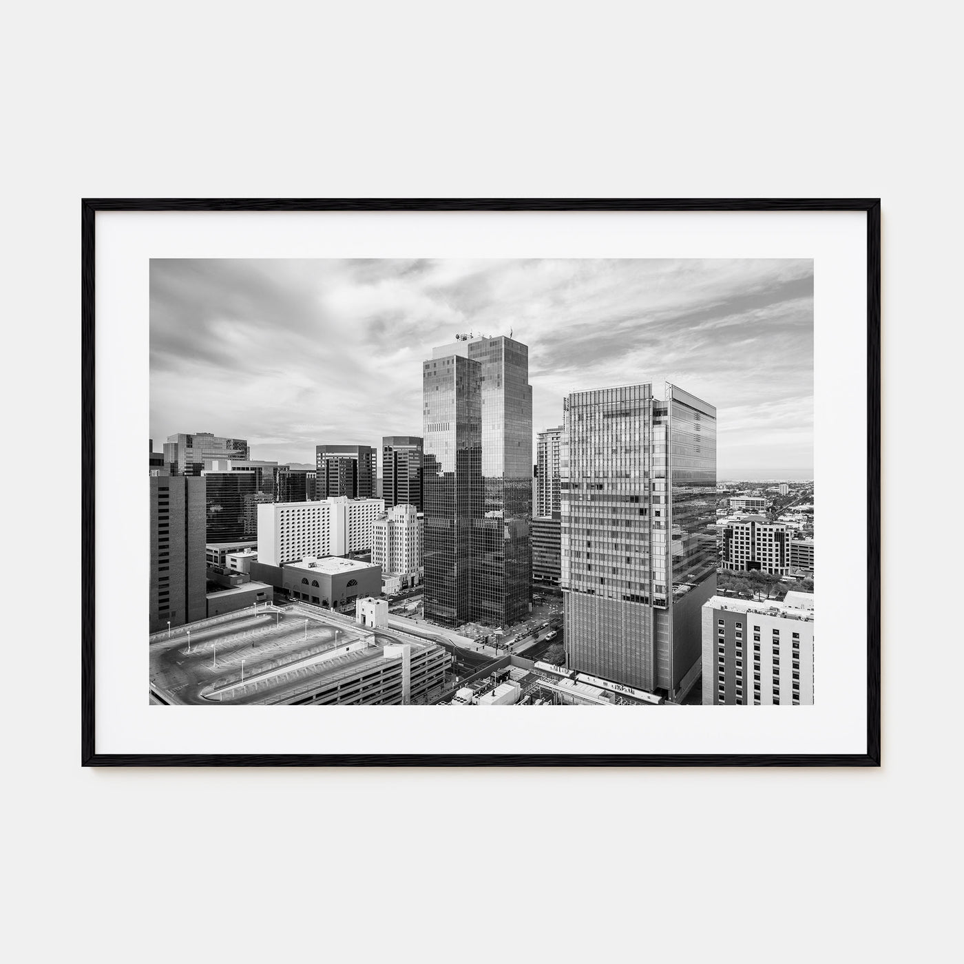 Phoenix Landscape B&W Poster