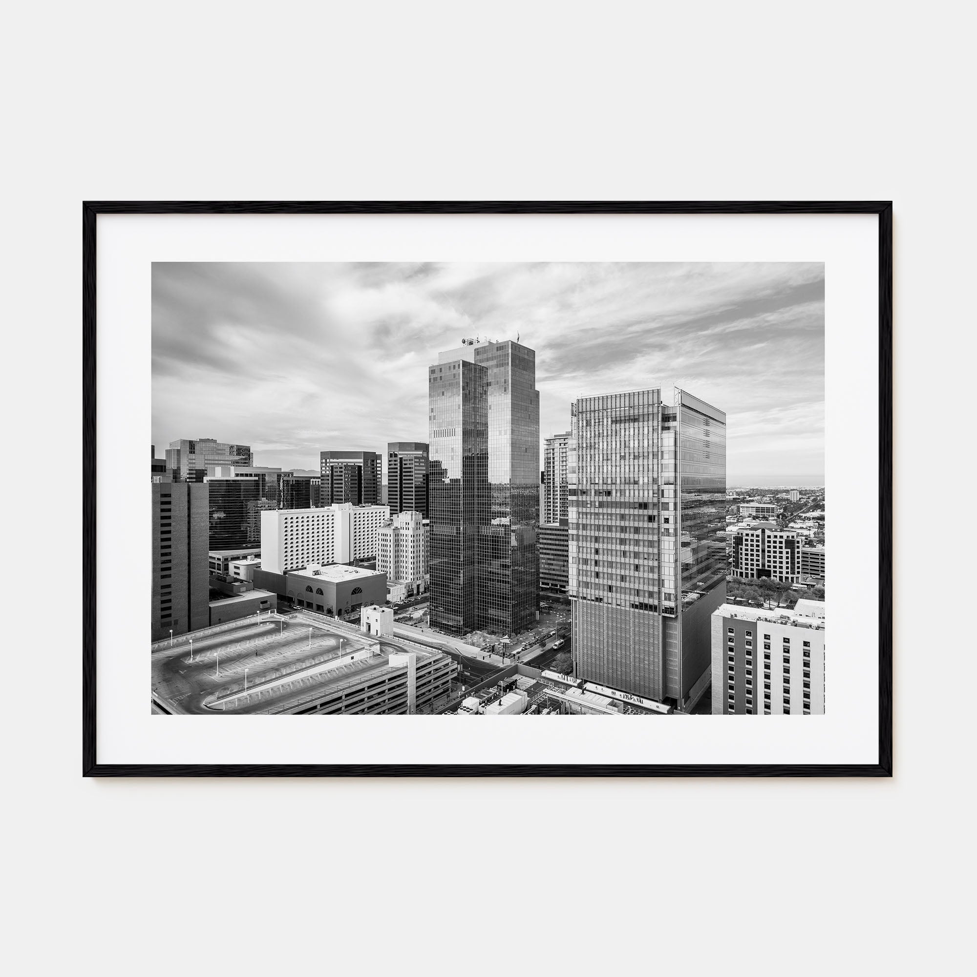 Phoenix Landscape B&W Poster
