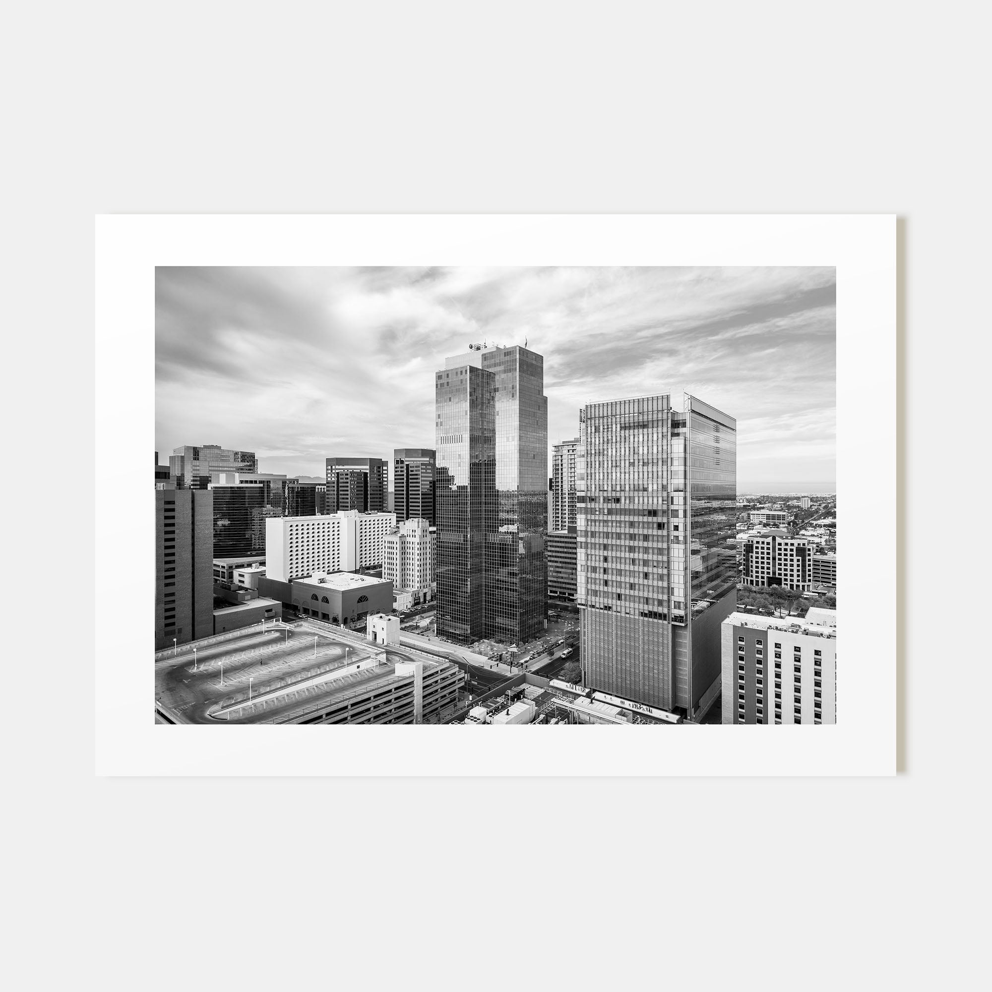 Phoenix Landscape B&W Poster
