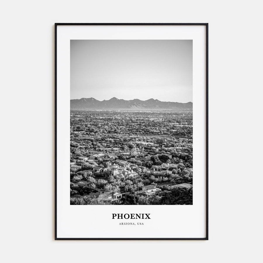 Phoenix Portrait B&W No 1 Poster