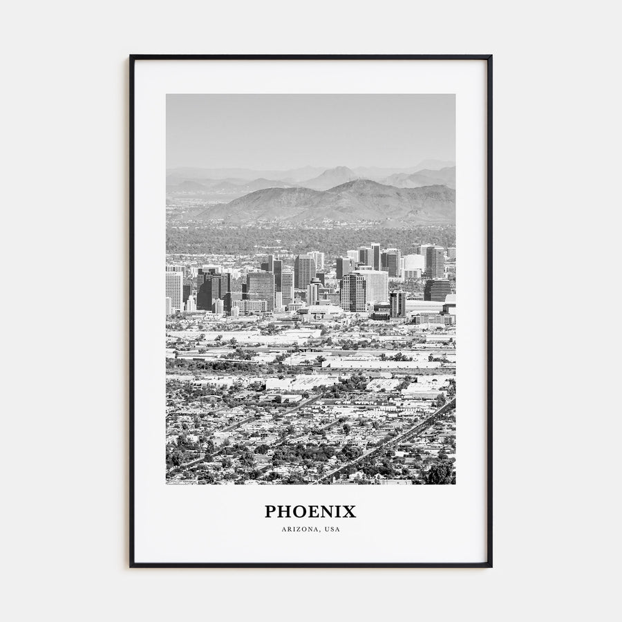 Phoenix Portrait B&W No 2 Poster
