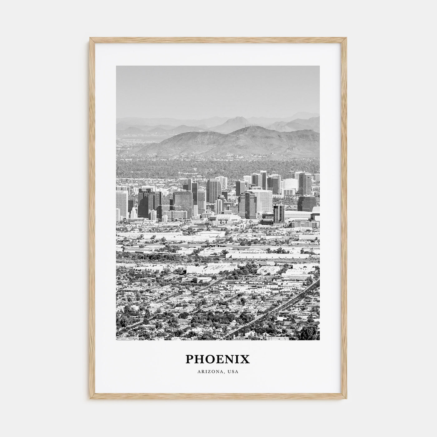 Phoenix Portrait B&W No 2 Poster