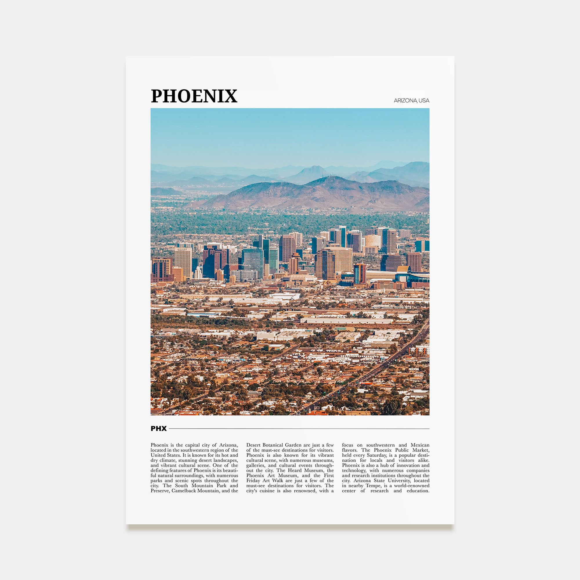 Phoenix Travel Color No 2 Poster