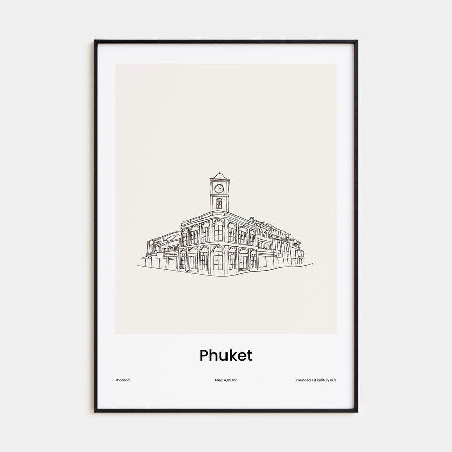 Phuket Drawn Poster