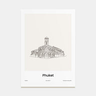 Phuket Drawn Poster