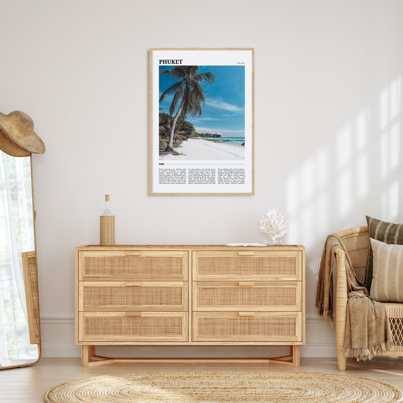 Phuket Travel Color Poster