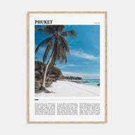 Phuket Travel Color Poster