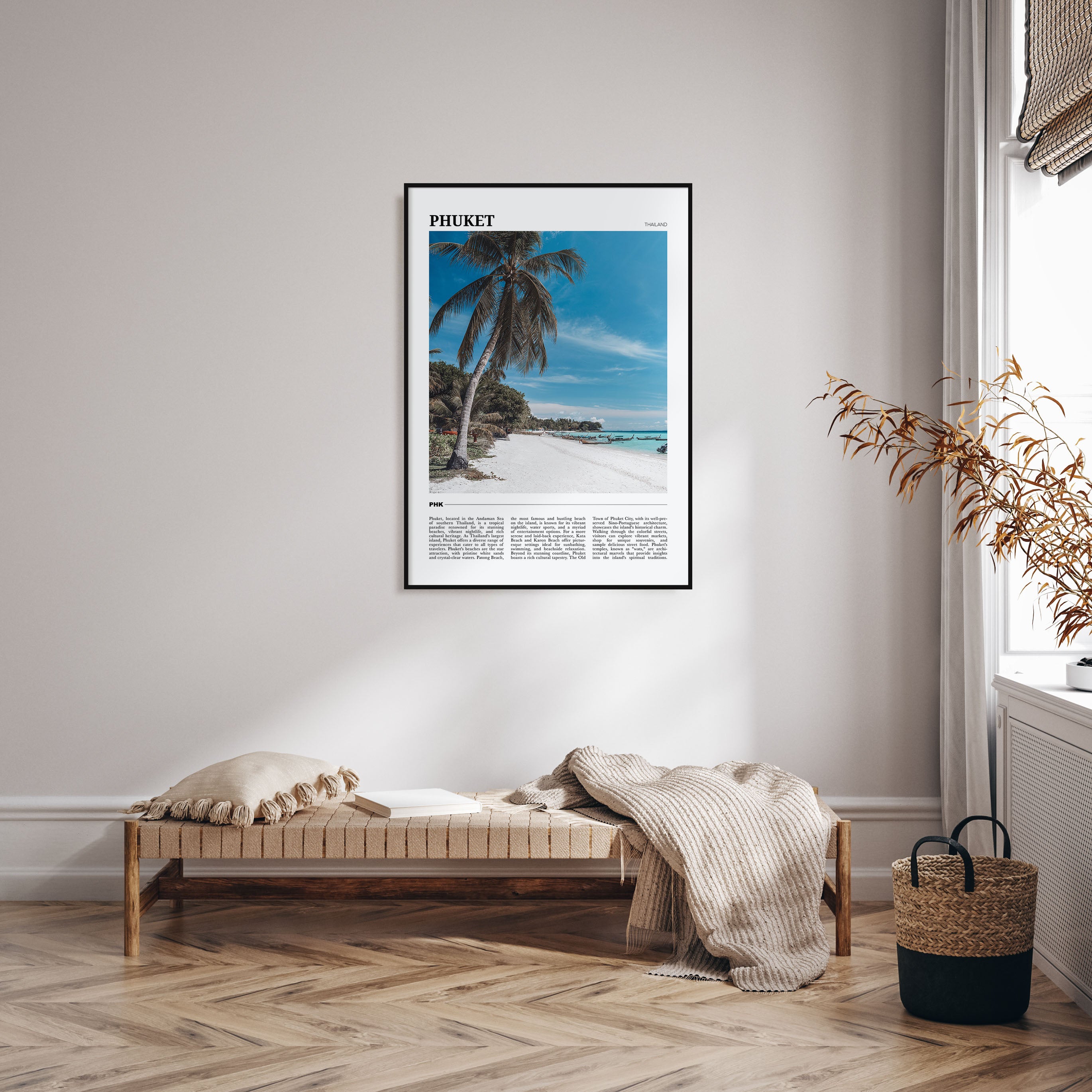 Phuket Travel Color Poster