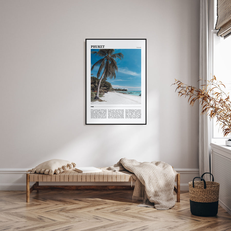 Phuket Travel Color Poster