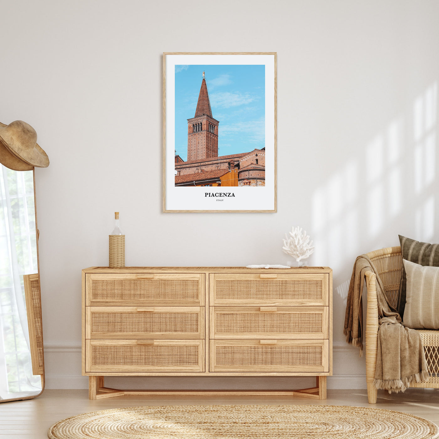 Piacenza Portrait Color Poster