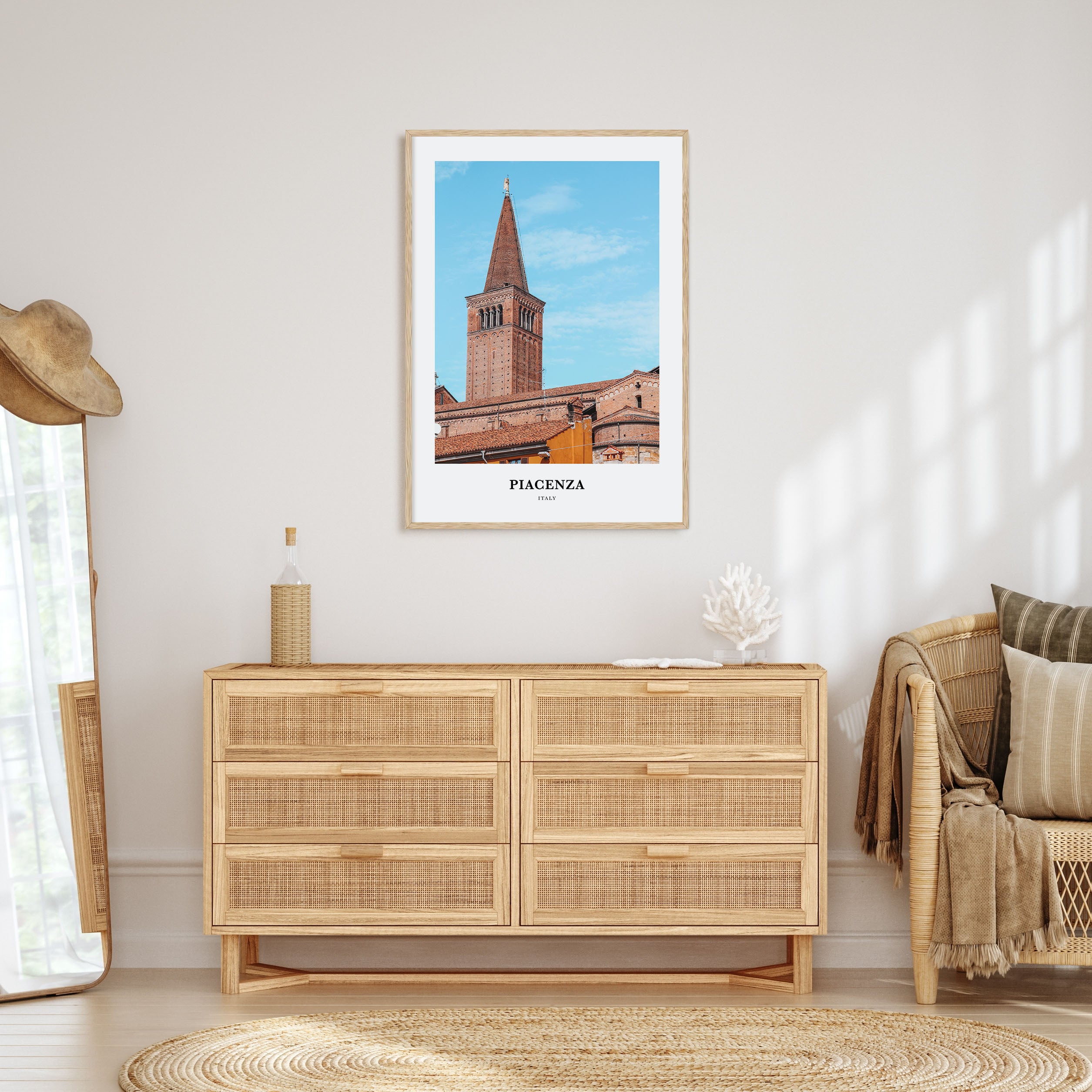 Piacenza Portrait Color Poster