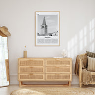 Piacenza Travel B&W Poster