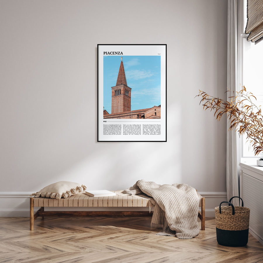 Piacenza Travel Color Poster