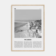 Picardie Travel B&W Poster