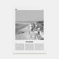 Picardie Travel B&W Poster