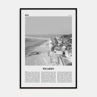 Picardy Travel B&W Poster