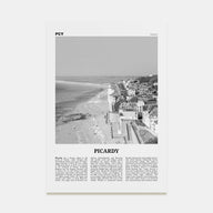 Picardy Travel B&W Poster