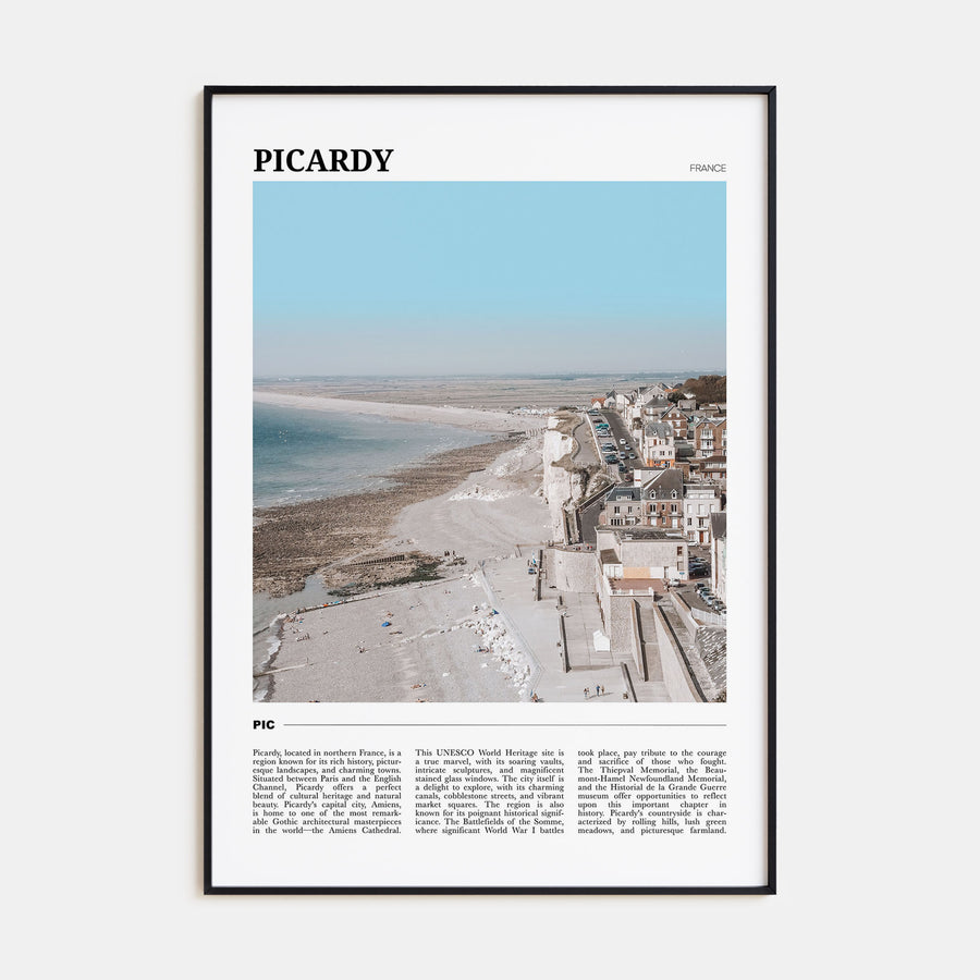 Picardy Travel Color Poster
