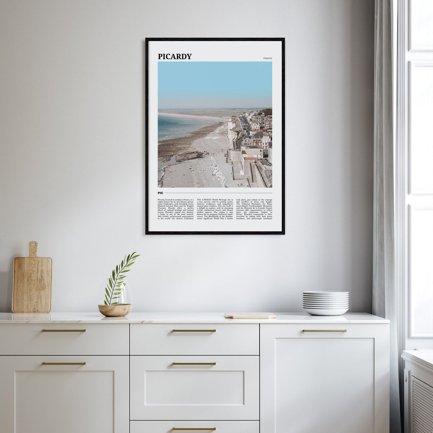 Picardy Travel Color Poster