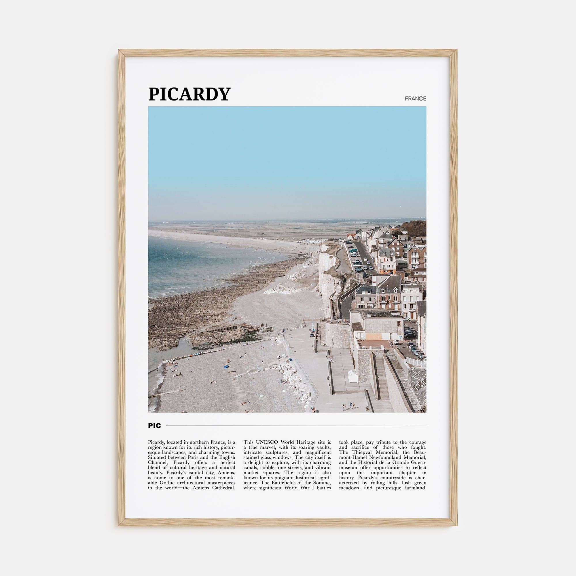 Picardy Travel Color Poster