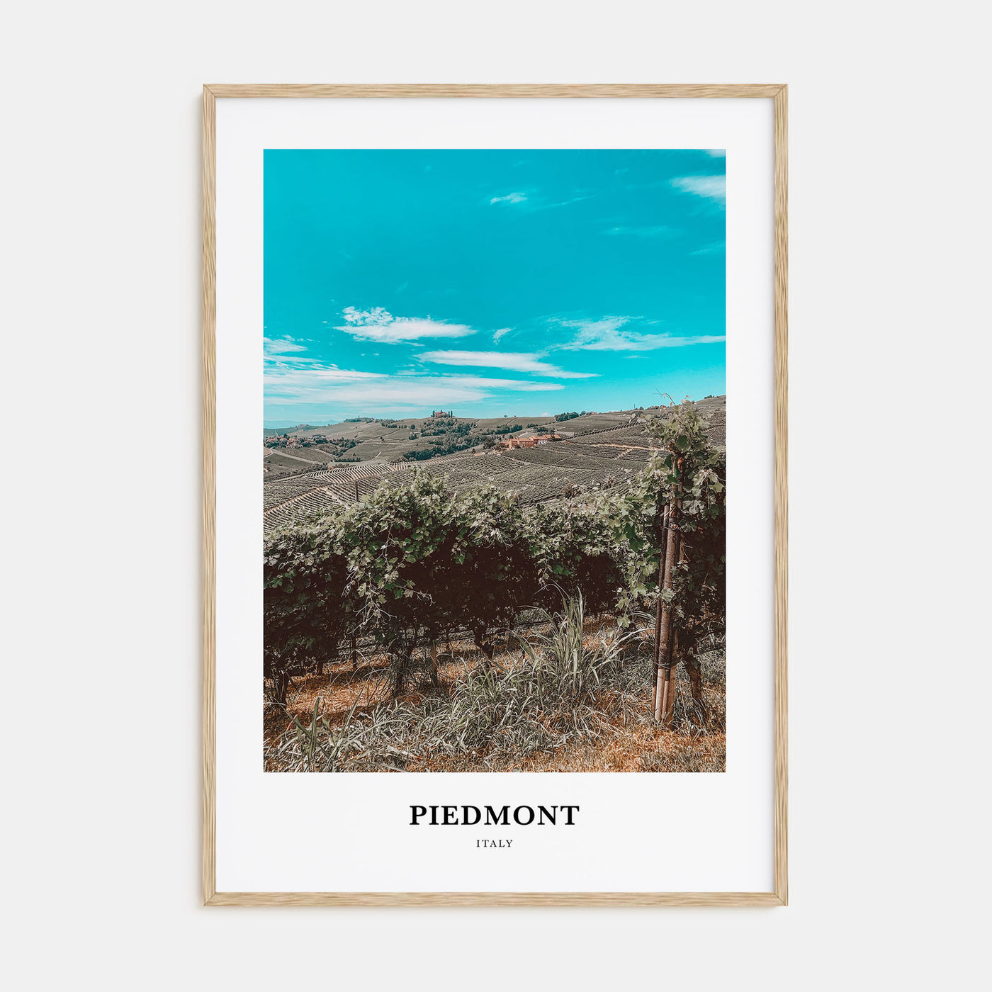 Piedmont Portrait Color Poster