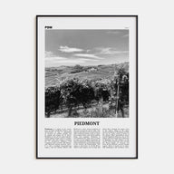 Piedmont Travel B&W Poster