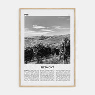 Piedmont Travel B&W Poster