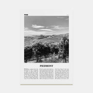 Piedmont Travel B&W Poster