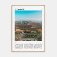 Piemonte Travel Color Poster