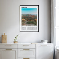 Piemonte Travel Color Poster