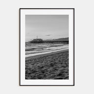 Pier Photo B&W No 1 Poster