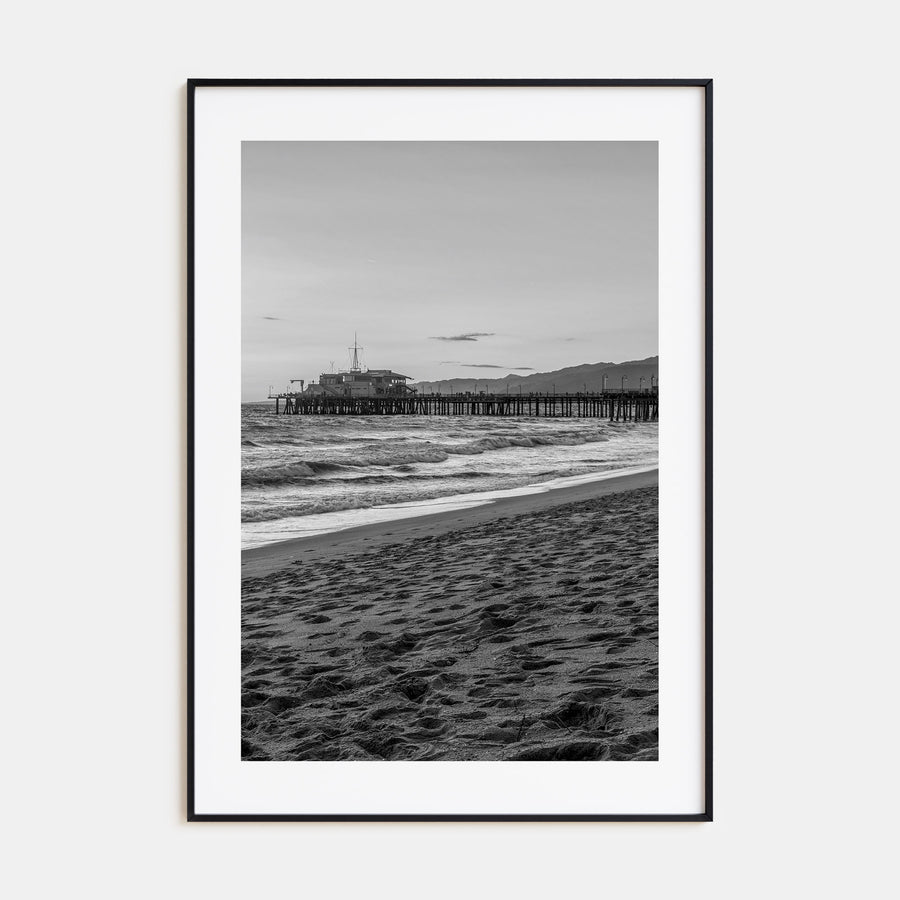 Pier Photo B&W No 1 Poster