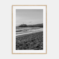 Pier Photo B&W No 1 Poster