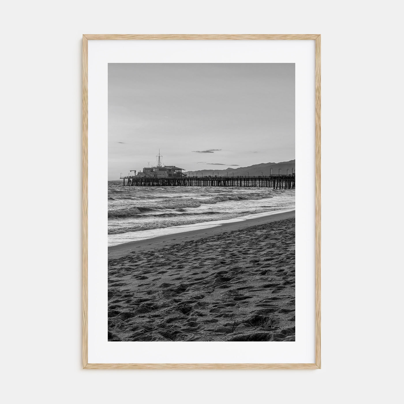 Pier Photo B&W No 1 Poster