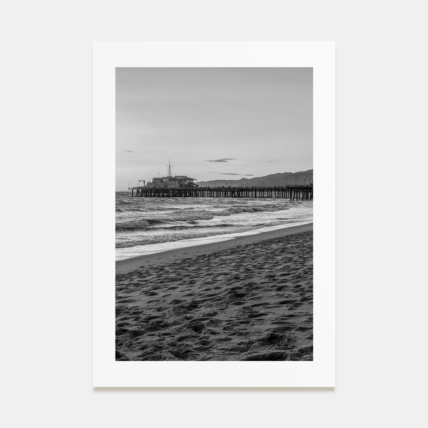 Pier Photo B&W No 1 Poster